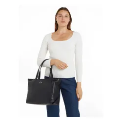 Calvin Klein Ck Daily Shopper Medium Pebble Handbag K60K611766 Черный