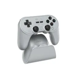 Pad 8BitDo Pro 3 Bluetooth Controller do PC, Nintendo Switch / Switch 2, Android iOS, Bezprzewodowy Szary