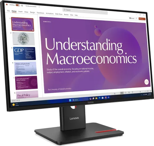 Monitor LENOVO ThinkVision T24D-40 23.8" 1920x1080px IPS 120Hz 4 ms