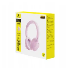 Słuchawki bezprzewodowe Baseus BH1 NC Nauszne Bluetooth 6.0 Różowy