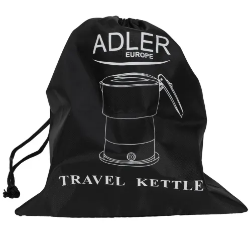 ADLER AD 1377 0,6 l czarny - czajnik elektryczny turystyczny silikonowy