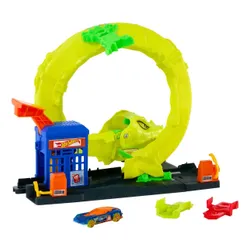 Tor Hot Wheels City Zakręcony tor Węża JBM63