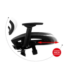 Fotel HUZARO Combat 8.0 Biały