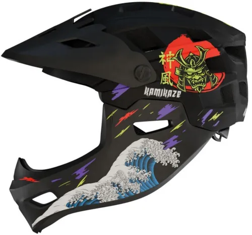 Kask KAMIKAZE Ronin Czarny Full Face (rozmiar L)