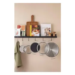 EVA TRIO 24 cm - pokrywka szklana ze stali nierdzewnej