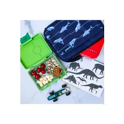 Śniadaniówka / lunchbox dziecięcy Yumbox Snack - Jurassic green / shark