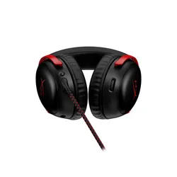 Проводные наушники с микрофоном HyperX Cloud III-черный и красный