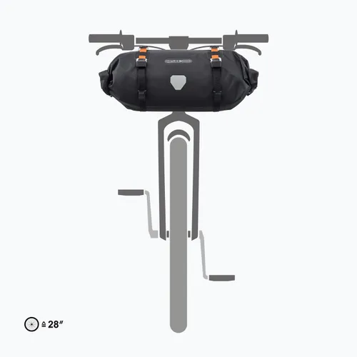 Сумка ORTLIEB Handlebar-Pack Flex, для руля, 9 l, black matte