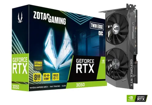 Karta graficzna Zotac GeForce RTX 3050 Twin Edge OC LHR 8GB GDDR6 128bit DLSS