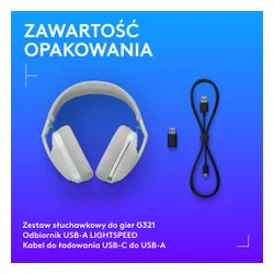 Logitech G321 Białe