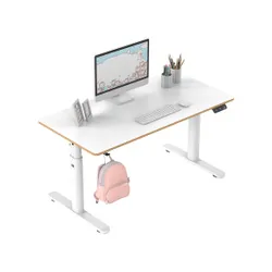 Biurko Ultradesk Pulsar 120cm Regulacja wysokości Biały