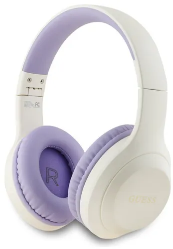 Słuchawki nauszne GUESS + Słuchawki douszne GUESS Fioletowy