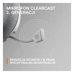 Słuchawki przewodowe z mikrofonem SteelSeries Arctis Nova 1 PS Nauszne Biały