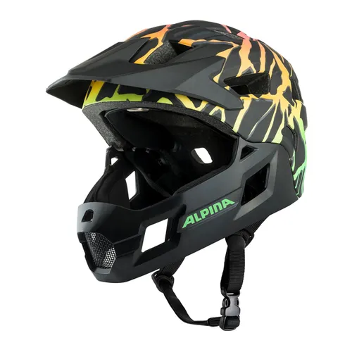 Kask rowerowy dziecięcy Alpina Rupi fading neon matt