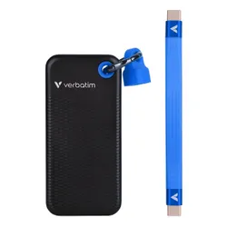 Dysk VERBATIM Pocket 512GB SSD Czarno-niebieski