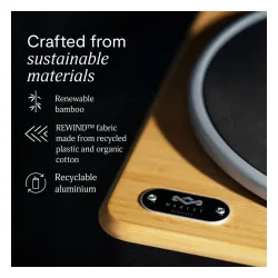 Gramofon House of Marley Stir It Up Wireless 2 (EM-JT005-SB) Manualny Napęd paskowy Przedwzmacniacz Bluetooth Drewno