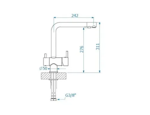 Bateria Alveus Aquila 1139807 Beżowy Miedź
