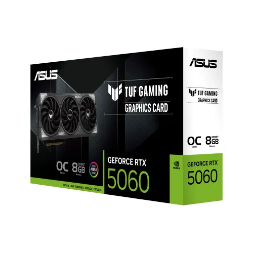 Karta graficzna ASUS TUF Gaming GeForce RTX 5060 OC Edition 8GB GDDR7 128bit DLSS 4