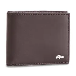 Мужской кошелек Lacoste Large Billfold &amp; Coin Nh1112fg Dark Brown 028