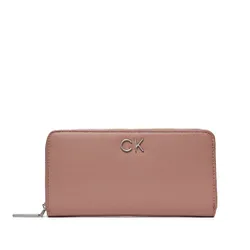 Большой женский кошелек Calvin Klein Re-Lock с кошельком Lg K60k609699 Ash Rose VB8