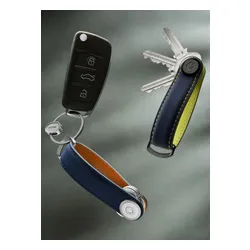 Skórzane etui na klucze Orbitkey Key Organiser Matte Leather - cyber