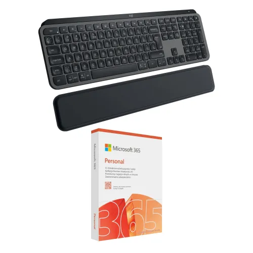 Klawiatura LOGITECH MX Keys S Plus Grafitowy + Program MICROSOFT 365 Personal