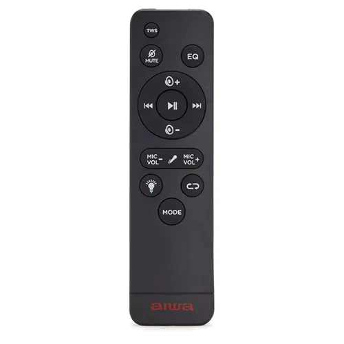 Power Audio Aiwa KBTUS-450 40W Bluetooth Mikrofon Karaoke Czarny