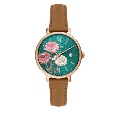 Fossil Jacquelne ES5274 Kahverengi / Altın Saatler