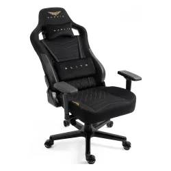 Fotel GAMVIS Elite 2.0 Pro XXL Czarny (złote elementy)