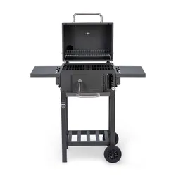 Grill węglowy Berdsen BD-892 ogrodowy komin żeliwny ruszt termometr + pokrowiec