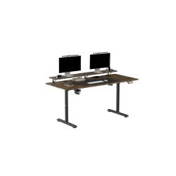 Biurko Ultradesk HIGHLANDER XXL 160cm Regulacja wysokości Brązowy