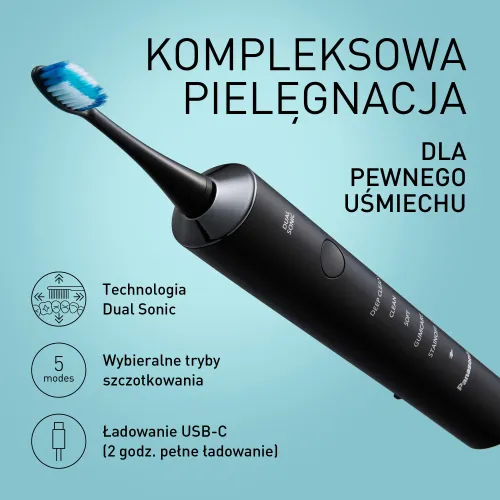 Szczoteczka soniczna Panasonic EW-DC75-K503