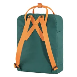 Fjallraven Kanken sırt çantası - arctic green / spicy orange