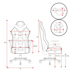 Fotel DIABLO CHAIRS X-Player 2.0 Kido Czarny