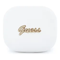 Słuchawki douszne GUESS Script Metal Logo Biały z tłumaczem