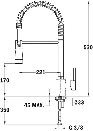 Bateria TEKA ARK 939 239391200 Chrom