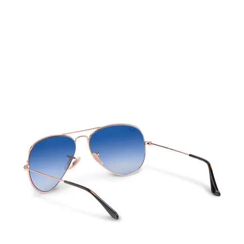 Okulary przeciwsłoneczne Ray-Ban Aviator Large Metal 0RB3025 181/71 Light Grey/Gradient Dark - Rozmiar (EU) 58