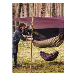 Hamak na sprzęt Lesovik Huba Gear Shelf - burgundy ron