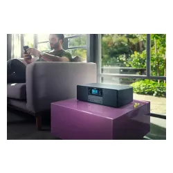 Wieża Philips TAM6805/10 50W Wi-Fi Bluetooth Radio FM, DAB+, Internetowe Czarny