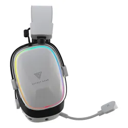 Słuchawki SECRET GEAR SX2 Bezprzewodowe, Nauszne, Dźwięk przestrzenny Biało-czarny