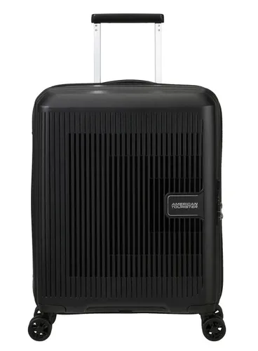 Walizka mała poszerzana American Tourister AeroStep - black