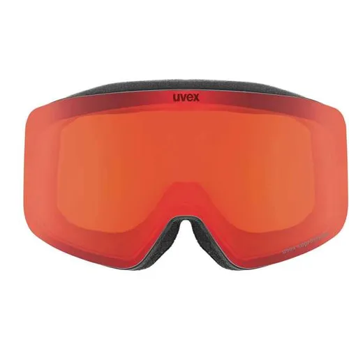 Gogle Uvex Pwdr FM Black matt/Red S2 2025