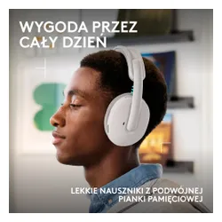 Słuchawki LOGITECH G325 Lightspeed Biały Bezprzewodowe, Nauszne