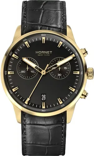 Zegarek HORNET Speedway NFC 43mm Czarno-złoty