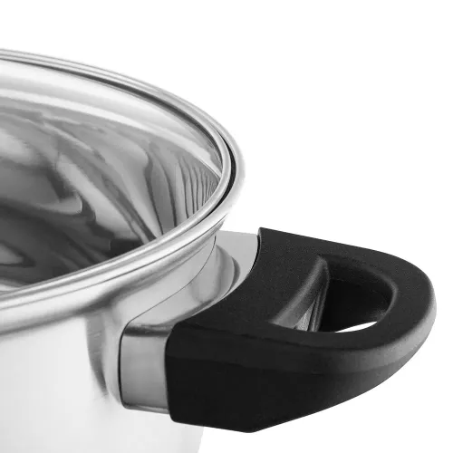 Garnek ze stali nierdzewnej z pokrywką EMILIO 3,2 l