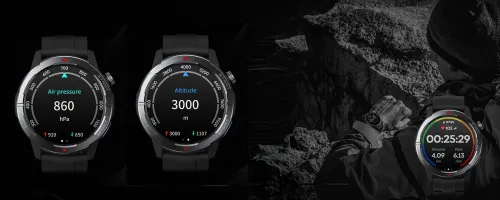 Smartwatch ZEBLAZE Stratos 3 Ultra Czarny