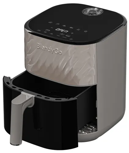 Air Fryer Frytkownica beztłuszczowa BLENDYGO Air 6l z okienkiem do obserwacji postępów gotowania Szampański
