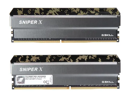 Pamięć RAM G.Skill Sniper X DDR4 16GB (2 x 8GB) 3000 CL16