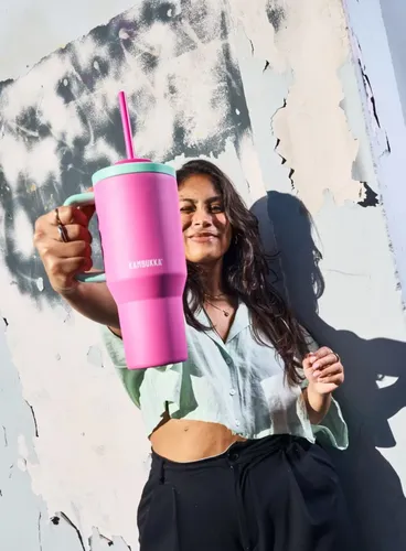 Kubek termiczny Kambukka Rio Tumbler 950 ml - bubblegum mint