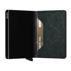 Slimwallet Secrid Paisley'in Küçük RFID Cüzdanı-siyah